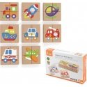Viga Toys Magnetinis transporto priemonių galvosūkis, Viga Viga Toys Magnetinis transporto priemonių galvosūkis, Viga