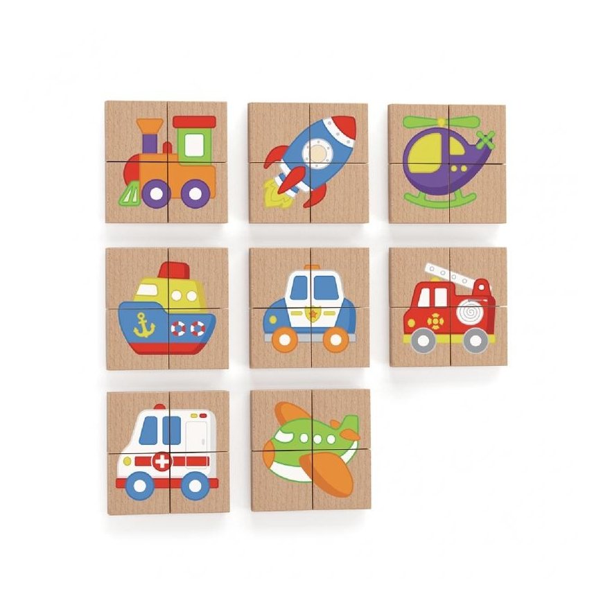 Viga Toys Magnetic vehicle puzzle, Viga – 2