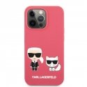 KLHCP13LSSKCP Karl Lagerfeld and Choupette Liquid Silikoninis dėklas for iPhone 13 Pro Raudona (Raud KLHCP13LSSKCP Karl Lagerfeld and Choupette Liquid Silikoninis dėklas for iPhone 13 Pro Raudona (Raud