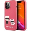 KLHCP13LSSKCP Karl Lagerfeld and Choupette Liquid Silikoninis dėklas for iPhone 13 Pro Raudona (Raud KLHCP13LSSKCP Karl Lagerfeld and Choupette Liquid Silikoninis dėklas for iPhone 13 Pro Raudona (Raud
