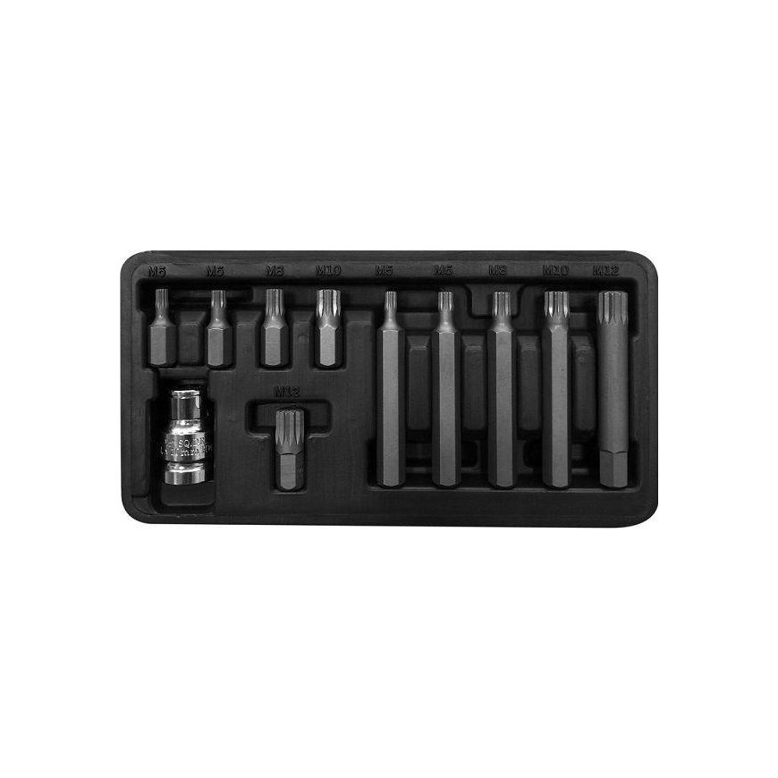 Proline Pro-Line 3/8" Spline M5-M12 Bit Set, 11 Pieces (10744)