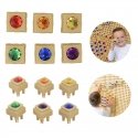 Acrylic colored diamonds for science diagram STEM Masterkidz 72 pcs Acrylic colored diamonds for science diagram STEM Masterkidz 72 pcs