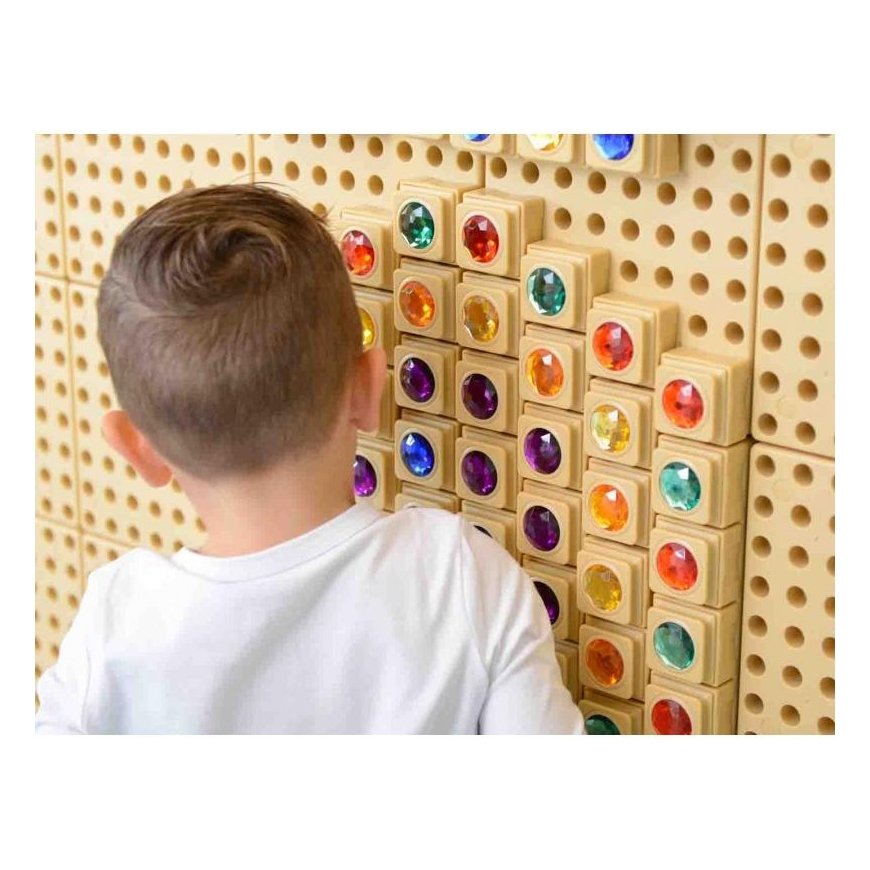 Acrylic colored diamonds for science diagram STEM Masterkidz 72 pcs – 3