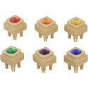 Acrylic colored diamonds for science diagram STEM Masterkidz 72 pcs Acrylic colored diamonds for science diagram STEM Masterkidz 72 pcs