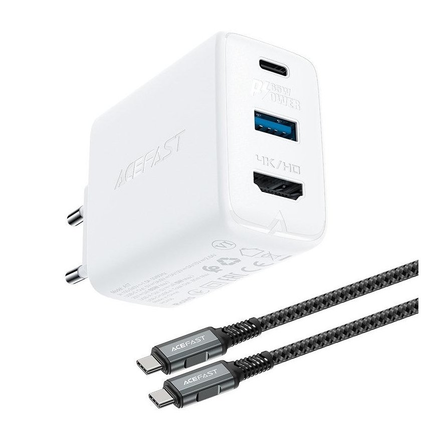 Acefast 2 in1 Charger GaN 65W