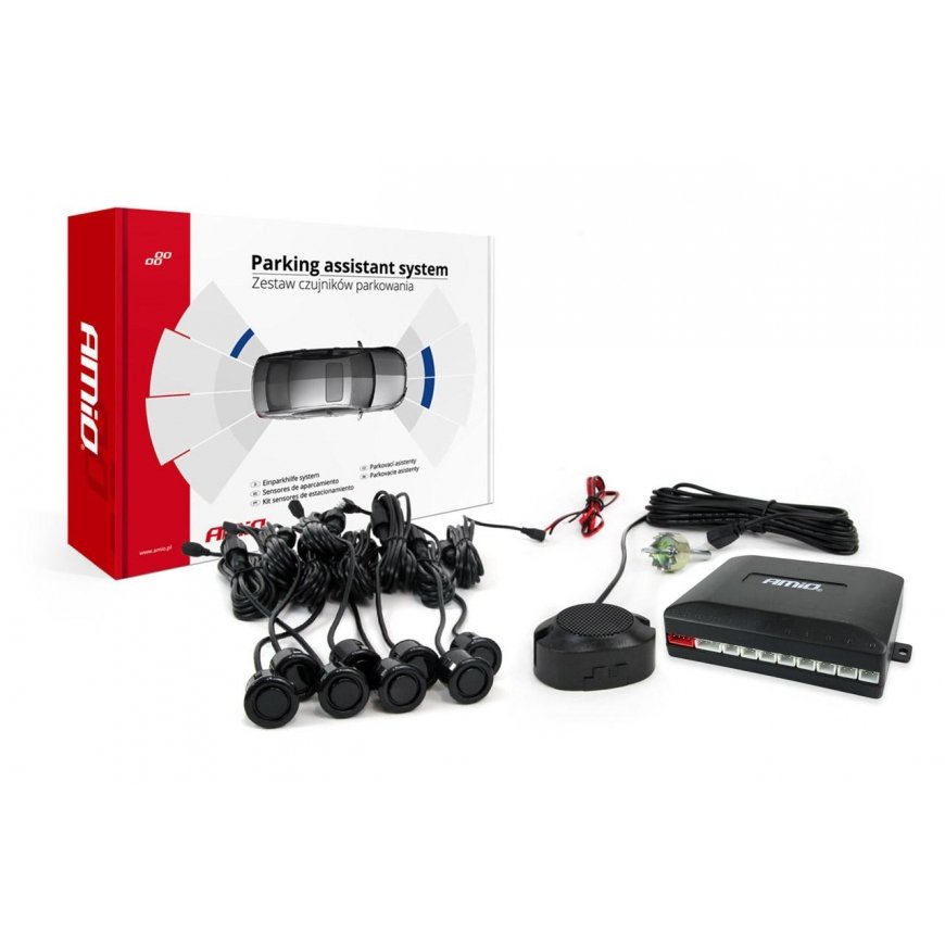 Amio Parking sensors, reverse, buzzer, 8