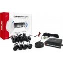 Amio Parking sensors, reverse, buzzer, 8 sensors, black "gold" 18mm