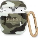Guess Protective case GUA2UCAMA Camo Collection AirPods 1/2 green Guess Protective case GUA2UCAMA Camo Collection AirPods 1/2 green