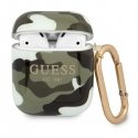 Guess Protective case GUA2UCAMA Camo Collection AirPods 1/2 green Guess Protective case GUA2UCAMA Camo Collection AirPods 1/2 green