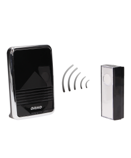 Orno CALYPSO II DC Wireless Doorbell Battery Powered Learning System 36 Tones 300m
