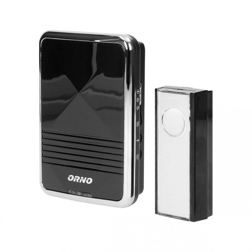 Orno CALYPSO II DC Wireless Doorbell Battery Powered Learning System 36 Tones 300m – 5