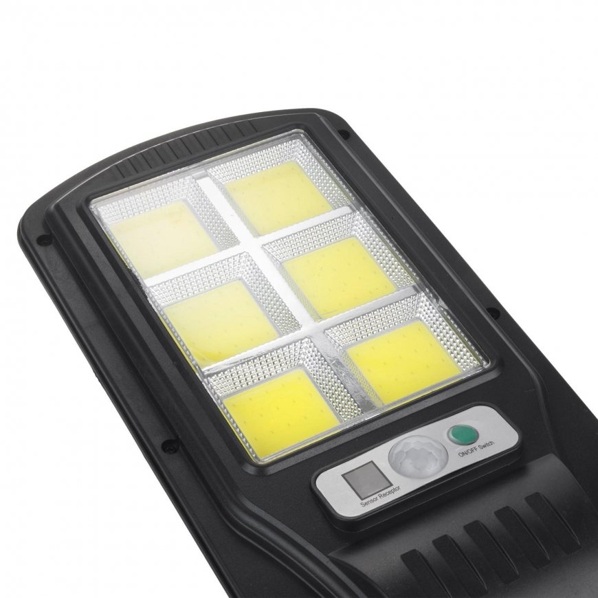 Maclean MCE446 Solar Street Light with Motion and Dusk Sensor IP54 4W 400 Lumens 6500K Remote Contro – 6