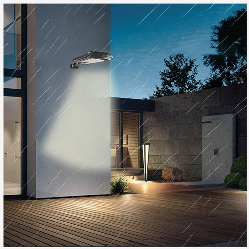Maclean MCE446 Solar Street Light with Motion and Dusk Sensor IP54 4W 400 Lumens 6500K Remote Contro – 8
