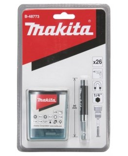 Makita Akcesoria Makita magnetic bit holder 80mm + 25pcs twist bits B-48773