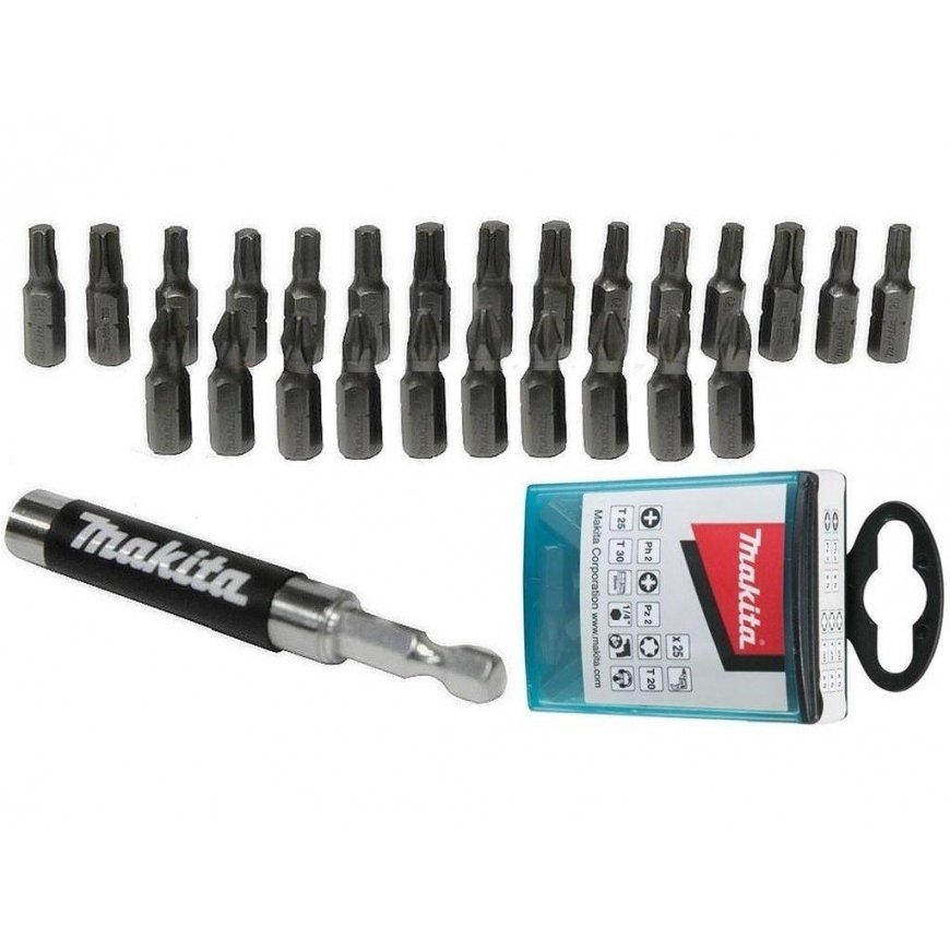 Makita Akcesoria Makita magnetinis antgalių laikiklis 80mm +25vnt sukimo antgalių B-48773 – 2