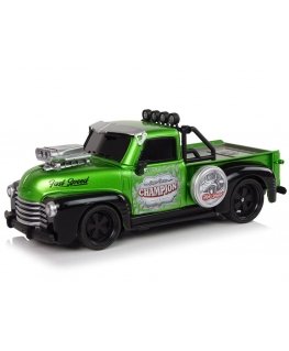 Lean Cars Remote Control Pick-up Champion 1:18, Green