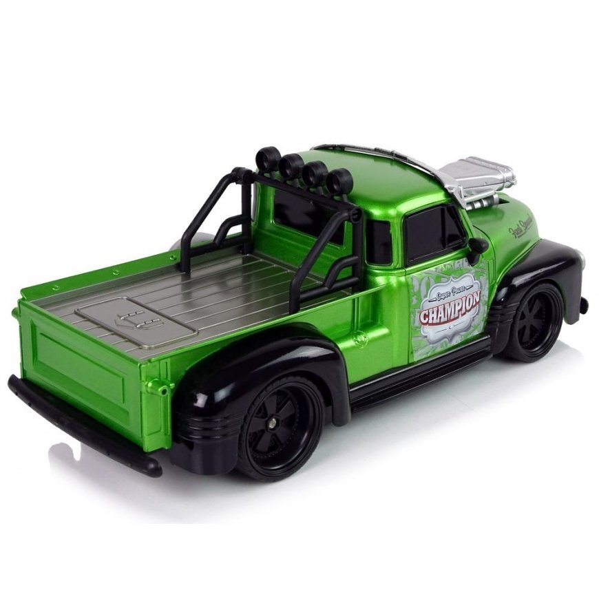 Lean Cars Remote Control Pick-up Champion 1:18, Green – 4
