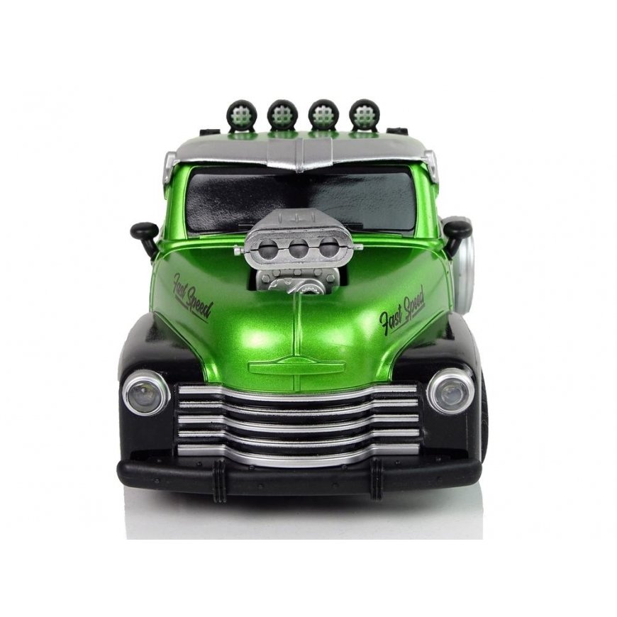 Lean Cars Remote Control Pick-up Champion 1:18, Green – 5