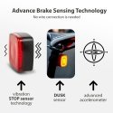 Maclean Rear bicycle light USB AUTO STOP twilight sensor Maclean Energy MCE355 COB LED max. 125lm ba