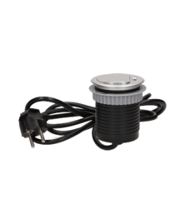 Orno Arno Lizdas furniture, recessed into 1x250V AC table with lid, USB (OR-AE-1373)