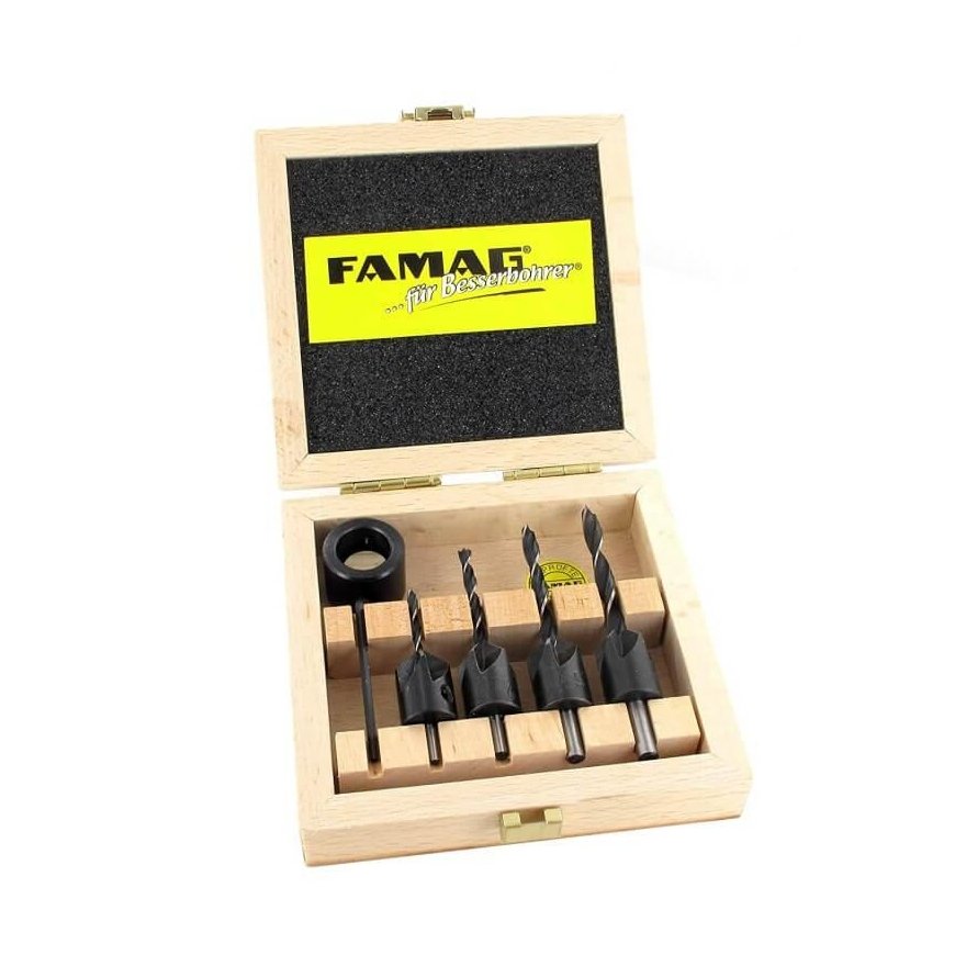 Famag Set of wood drills with