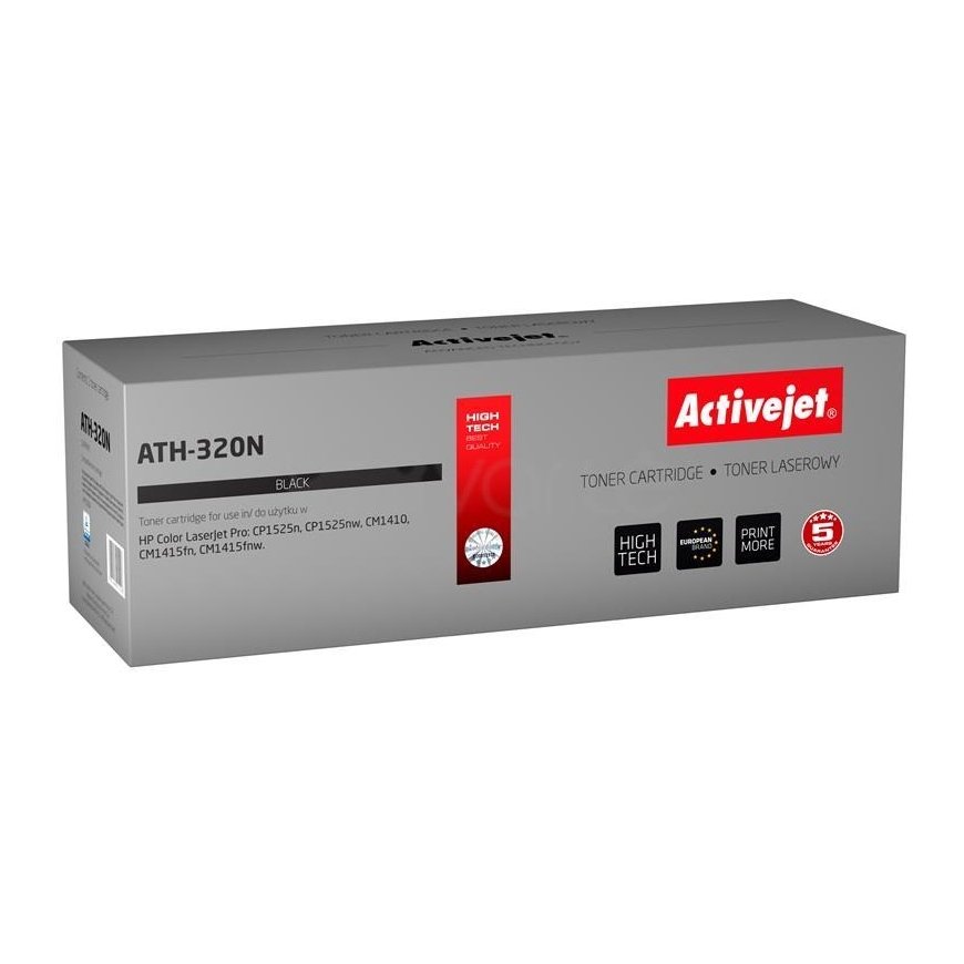 Activejet ATH-320N toner (replacement for HP 128A CE320A Supreme 10000 pages black) – 4