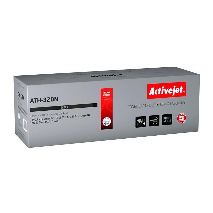 Activejet ATH-320N toner (replacement for HP 128A CE320A Supreme 10000 pages black) – 5