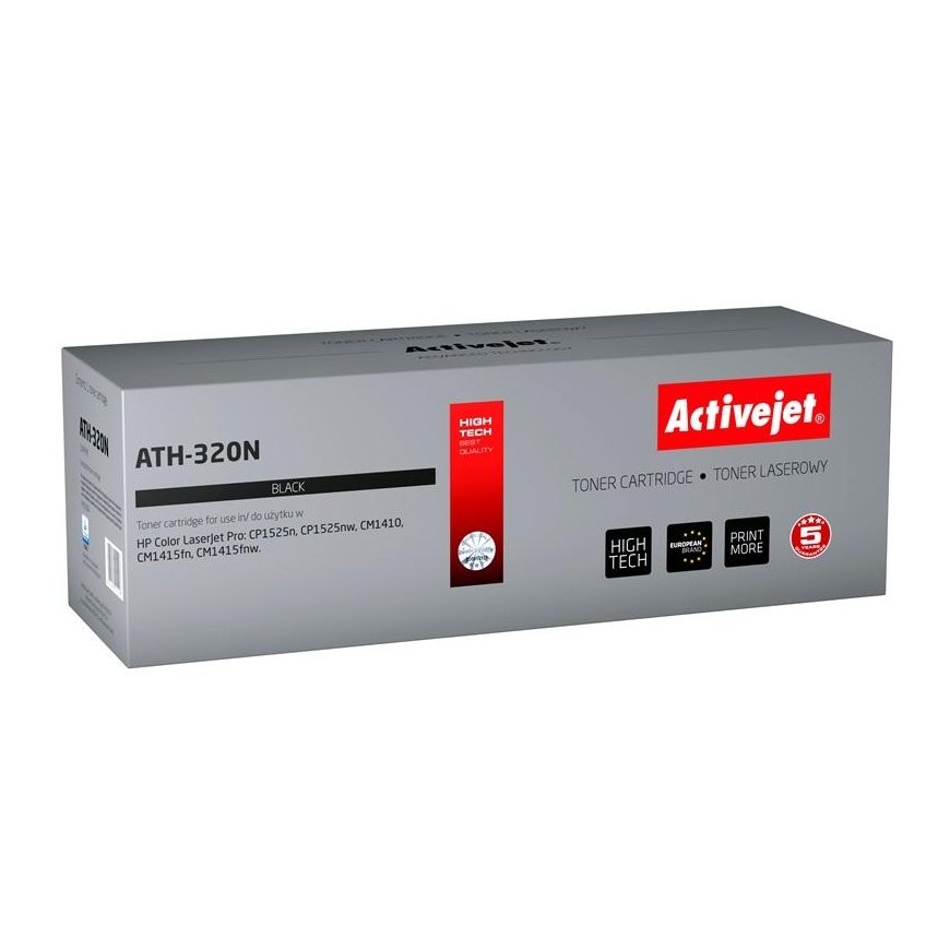 Activejet ATH-320N toner (replacement for HP 128A CE320A Supreme 10000 pages black) – 9