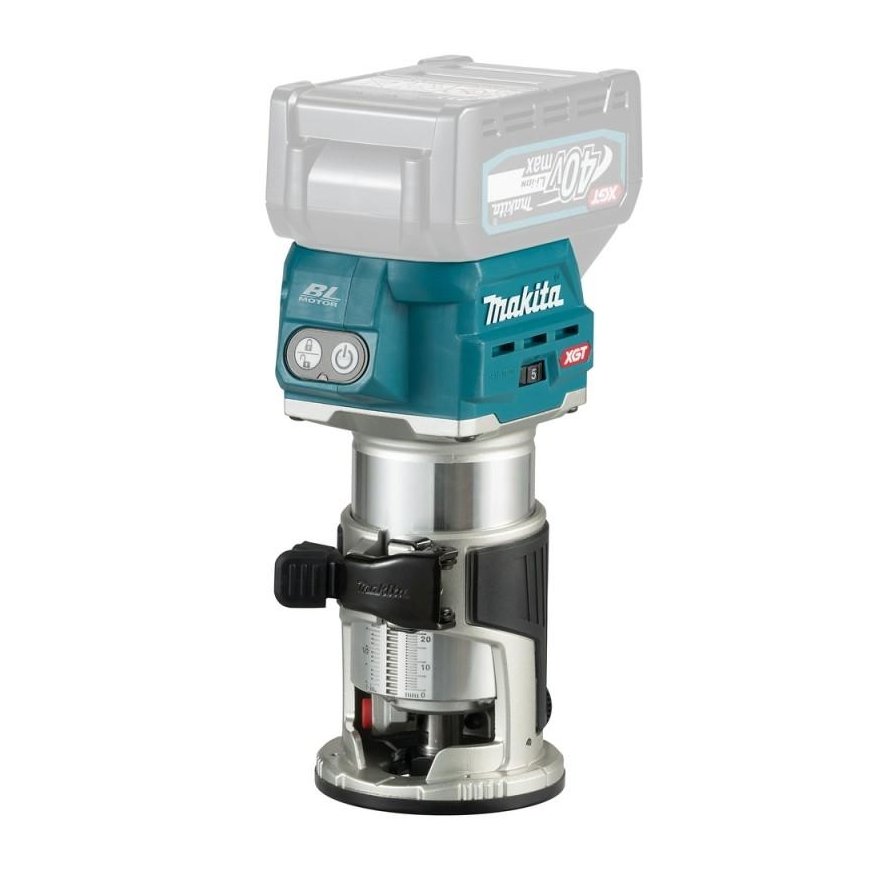 Makita RT001GZ13 Cordless milling cutter, XGT, 6- 8mm, 10,000 - 31,000 r/min, AWS, XPT, + Attachment – 2