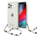 Guess GUHCP12MKPSWH iPhone 12/12 Pro 6.1quot Transparent Hardcase White Pearl