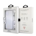 Guess GUHCP12MKPSWH iPhone 12/12 Pro 6.1quot Transparent Hardcase White Pearl