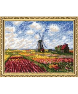 Uab 039039Riolis039039 Tulip fields after C. Monet's painting in 1643