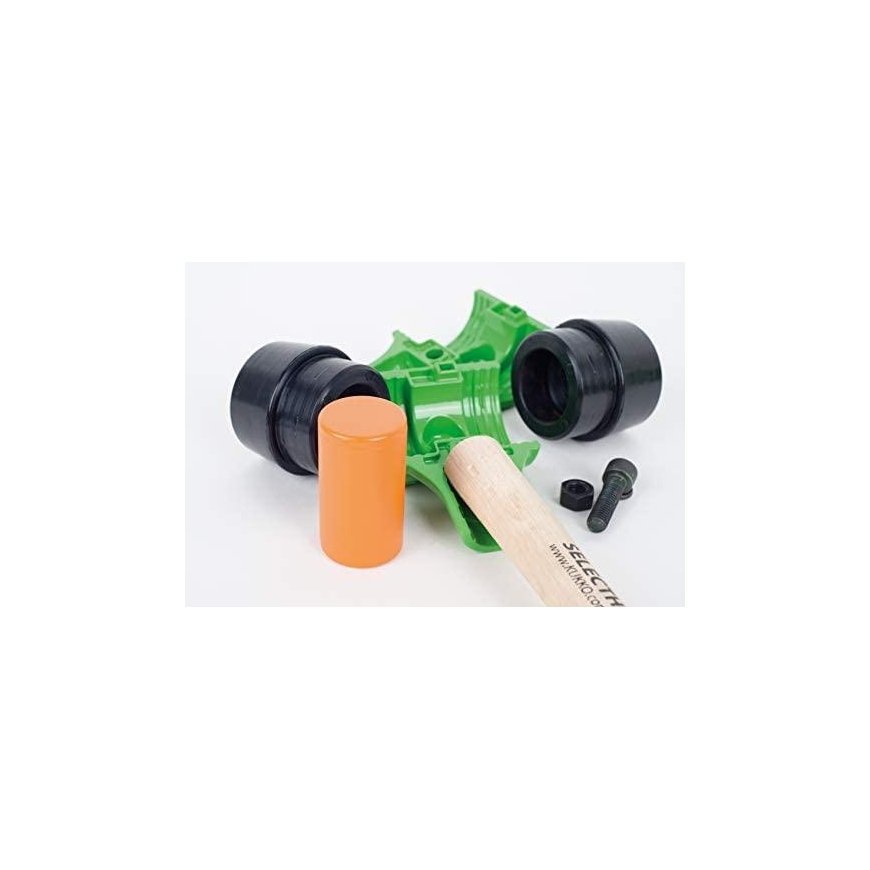 Non-bouncing rubber hammer KUKKO Selecthor Ø40mm – 3