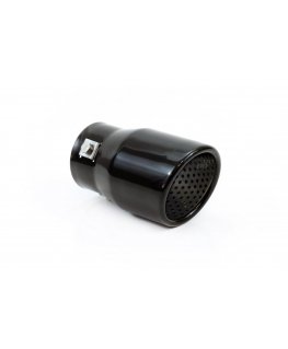 Stainless steel exhaust muffler tip amio mt 017b black