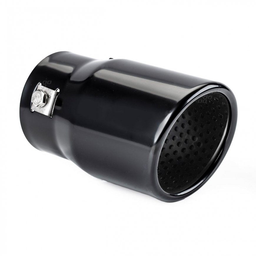 Stainless steel exhaust muffler tip amio mt 017b black – 2