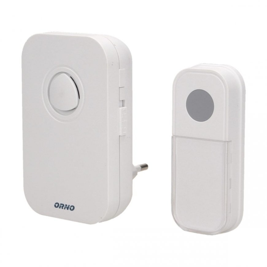 Orno Wireless doorbell FADO AC, network, learning system, 36 tones, 100m – 6