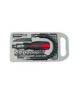 Proline Pro-Line Universal screwdriver with ratchet CrV set 23 pcs. - 10008