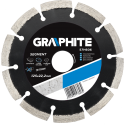 Graphite Grafitinis lazeriu suvirintas segmentinis deimantinis diskas 125x22,2 mm - 57H606 Graphite Grafitinis lazeriu suvirintas segmentinis deimantinis diskas 125x22,2 mm - 57H606