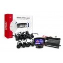 Amio Parking sensors, reverse, led-graf 8 sensors, black "gold" 18mm
