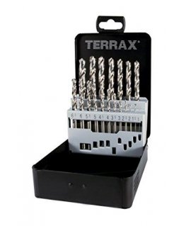 19-piece drill set RUKO Terrax HSS