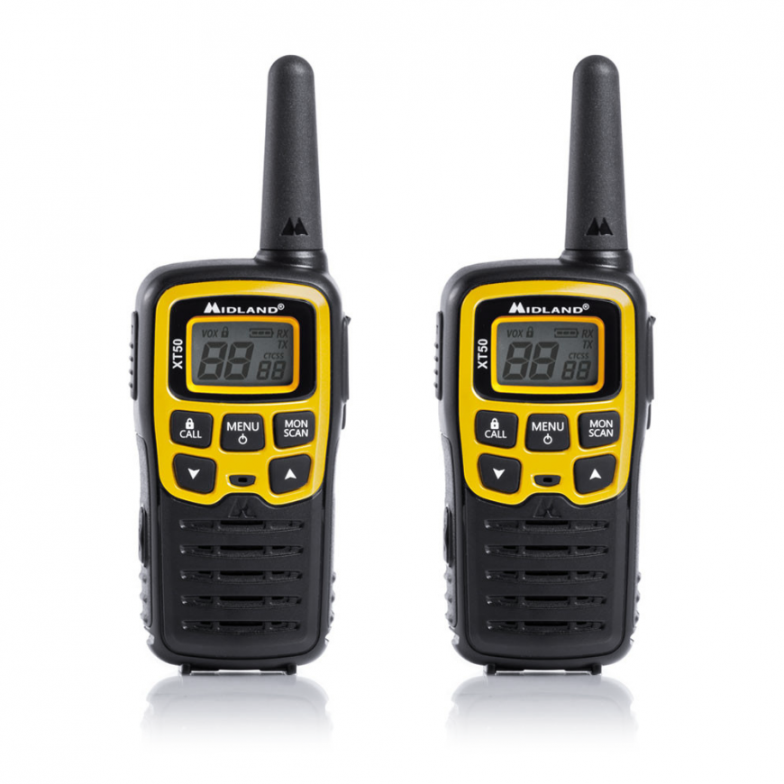 Alan PMR MIDLAND XT50 rankiniai radijo imtuvai, dėklas