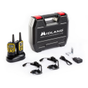 Alan PMR MIDLAND XT50 rankiniai radijo imtuvai, dėklas Alan PMR MIDLAND XT50 rankiniai radijo imtuvai, dėklas
