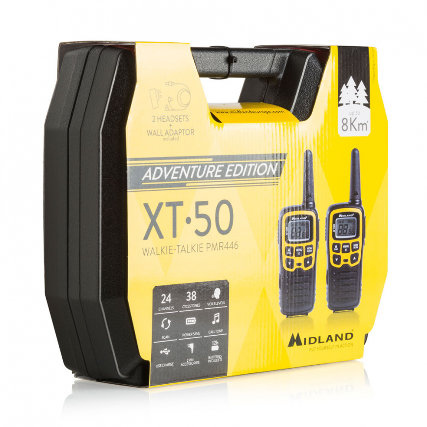 Alan PMR MIDLAND XT50 handheld radios, case – 3