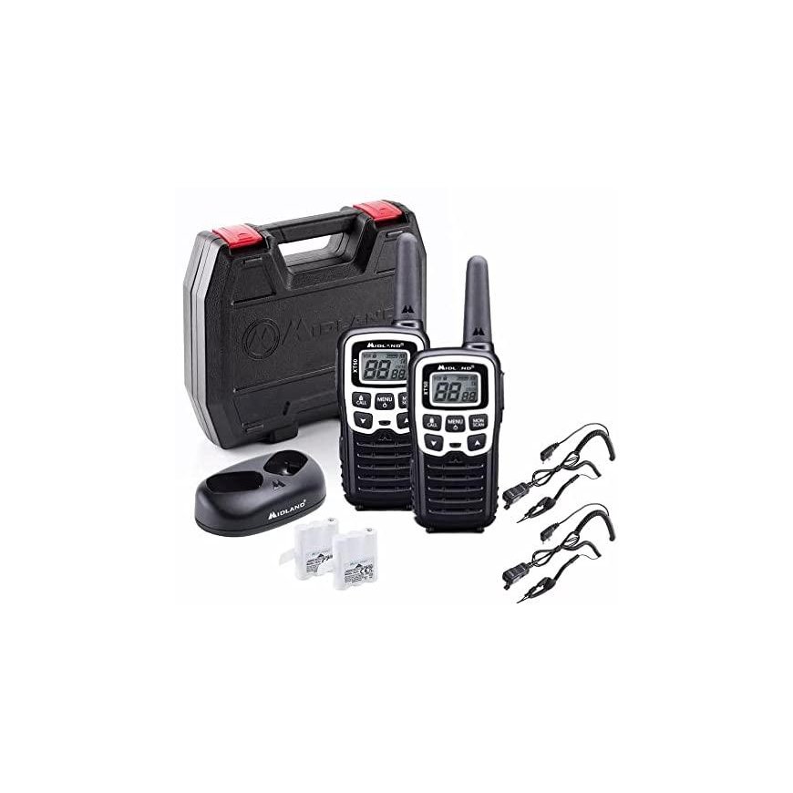 Alan PMR MIDLAND XT50 handheld radios, case – 6