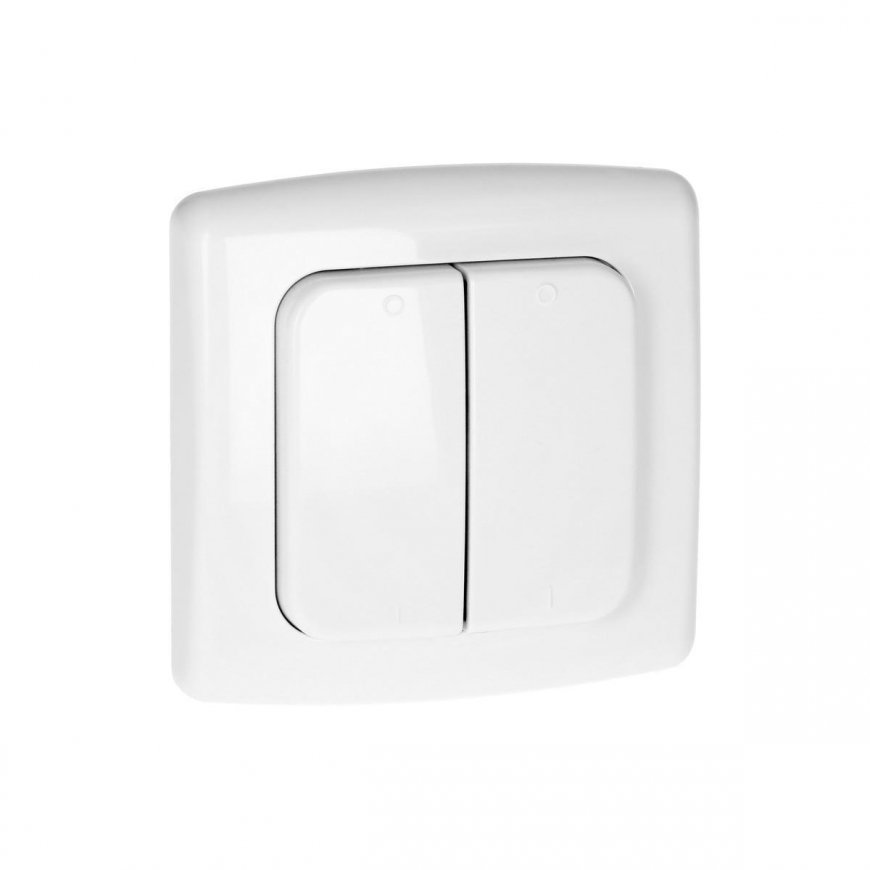 Double wall switch for remote control of sockets and sockets, with radio transmitter, ORNO Smart Hom – 5
