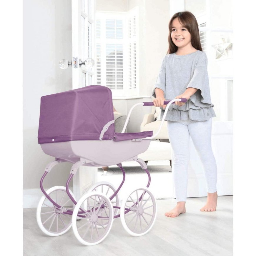 DAVID HALSAL DOLL STROLLER, PURPLE – 2