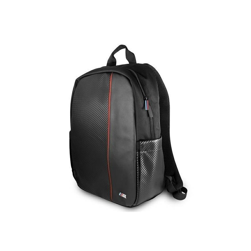 Kuprinė BMW BMBPCO15CAPRBK 16" juoda/juodas Carbon Raudona Stripe – 2