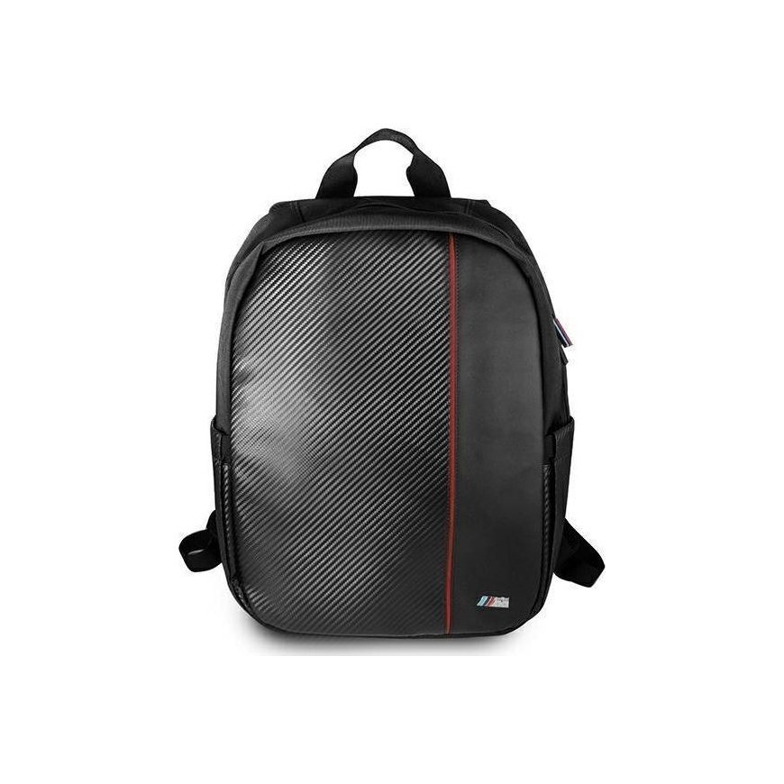 Backpack BMW BMBPCO15CAPRBK 16" black/black Carbon Red Stripe – 5