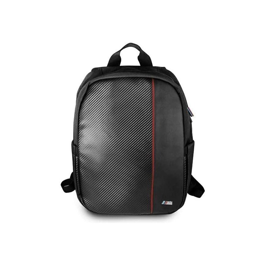 Kuprinė BMW BMBPCO15CAPRBK 16" juoda/juodas Carbon Raudona Stripe – 6