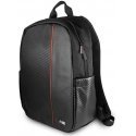 Kuprinė BMW BMBPCO15CAPRBK 16" juoda/juodas Carbon Raudona Stripe Kuprinė BMW BMBPCO15CAPRBK 16" juoda/juodas Carbon Raudona Stripe